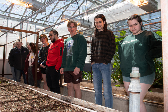 Students In Greenhouse4-23-18